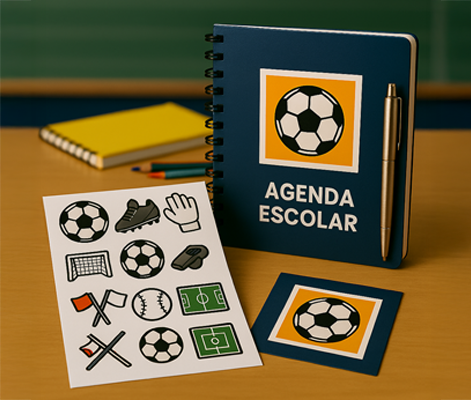 Etiquetas com Tema Futebol