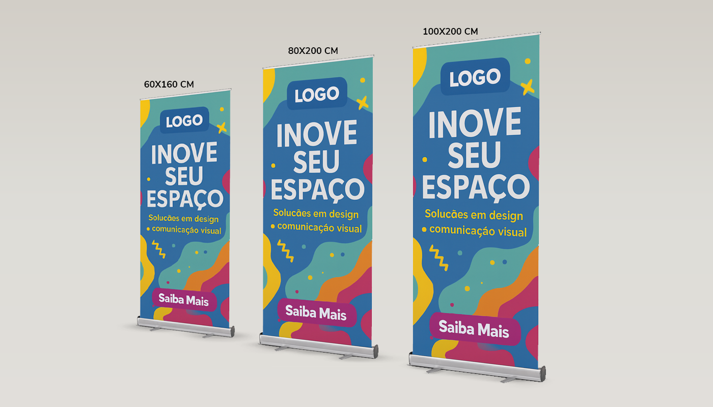 Banner Roll -UP- EM CURVAS-1 - tamanhos exemplos Banner Roll -UP- EM CURVAS-1 - tamanhos exemplos